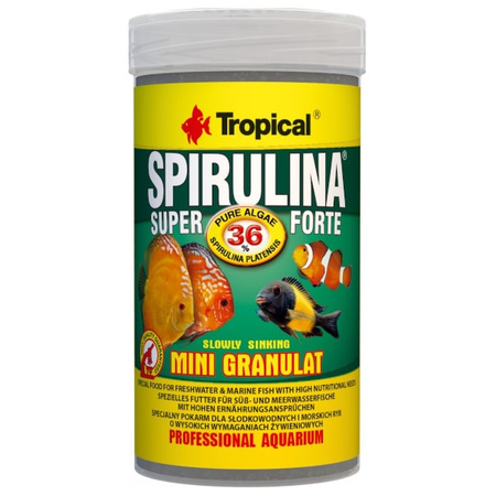 Tropical spirulina Mini Granulat 100ml, 60g