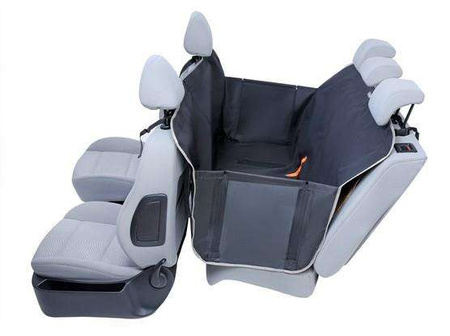 Kardiff Anti Slip mata samochodowa na tylne fotele z zamkiem i bokami M czarna