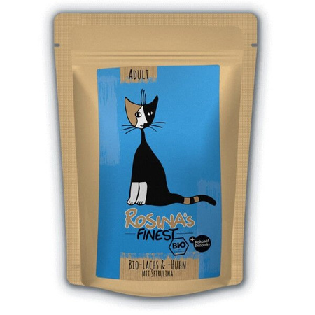 Rosina's finest bio łosoś i kurczak ze spiruliną 85 g - tylko u nas!