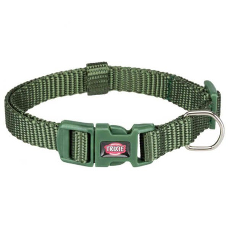 Obroża Premium, M–L: 35–55 cm/20 mm, kolor leśny