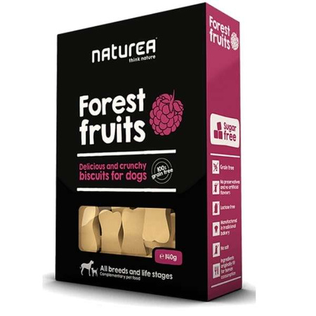 Naturea owoce leśne bezzbożowe biszkopty dla psa 140 g