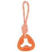 Zolux zabawka tpr samba trójkątna ze sznurem 26 cm