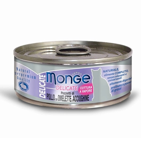 Monge Dekicate Kurczak z omletem i szprotkami 80 g