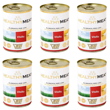 ZESTAW Healthy Meat Pies Mono Cielęcina puszka 6 x 400g