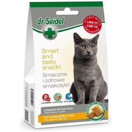 Dr Seidel przysmaki na piękną sierść dla kota 50 g