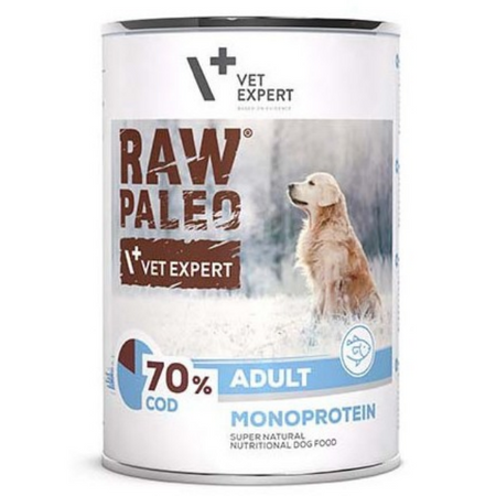 Vet Expert Raw Paleo Adult dorsz 400 g