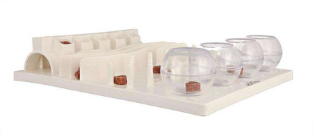 Cat Activity Fun Board, gra strategiczna, 30 × 40 cm, biała