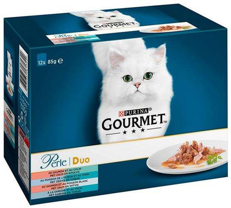 Gourmet Perle Duet Rybny saszetki 12x85g