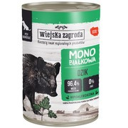 Wiejska Zagroda Monobiałkowa dzik dla psa 400 g
