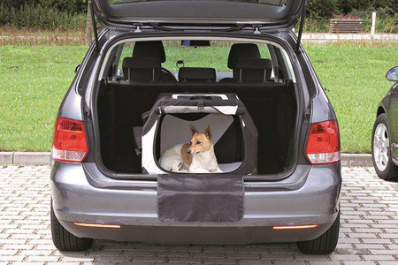 Box transportowy Vario 50, L: 99 × 65 × 71/61 cm, nylon, czarno-szary