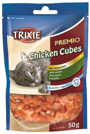 SNACKI "PREMIO CUBES", KURCZAK 50g