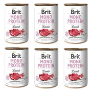 ZESTAW Brit mono protein lamb dla psa 400 g x 6 szt
