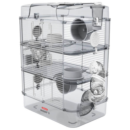 Zolux rody trio 3 klatka dla chomika, myszy 41x27x53 cm