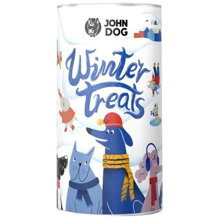 John dog winter treats świąteczne ciastka dzwoneczki dla psa z sarny 400 g