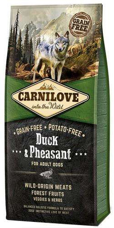 Carnilove duck & pheasant adult  kaczka z bażantem 12kg