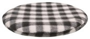 Poduszka grzewcza , do mikrofalówki, o 26 cm, czarno/biała