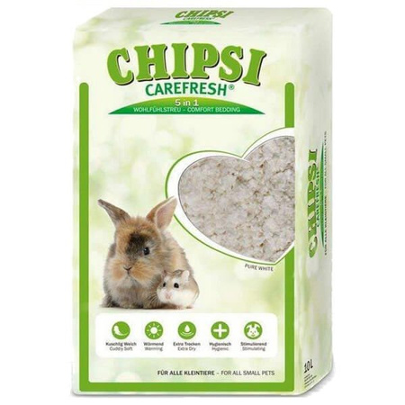 Chipsi carefresh pure white ściółka dla królika, gryzoni 10 l