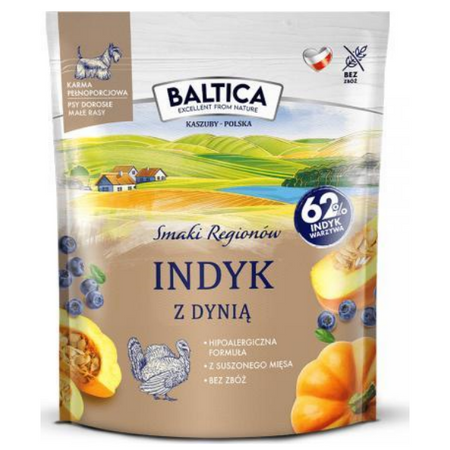 Baltica Smaki Regionów Indyk z dynią, 1 kg