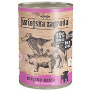 Wiejska zagroda mięsna uczta dla szczeniaka 200 g, 400 g