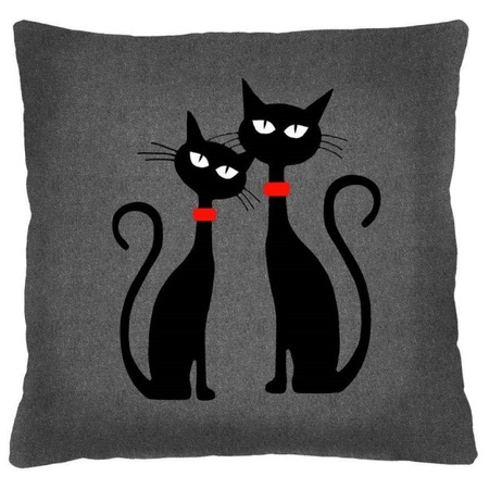 Bertoni poduszka Czarne Koty 40x40 cm