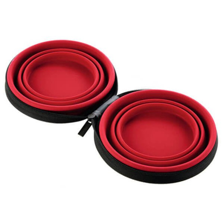 Hunter silikonowa miska list dla psa 2x750 ml