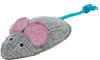 Mysz XXL, zabawka, materiał, 15 cm, z kocimiętką