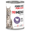 John Dog for Cats 99 Menu indyk 400 g