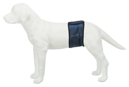 Pas na podbrzusze dla psa, XL: 65–75 cm, ciemnoniebieska