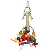 ZABAWKA DREWNIANA DLA PTAKÓW, 31 cm