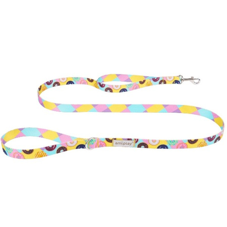 amiplay BeHappy smycz klasyczna Donut M