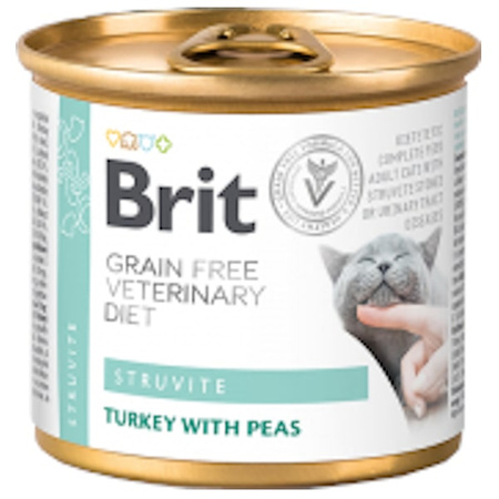 Brit Grain Free Veterinary Diets Struvite dla kota 200 g