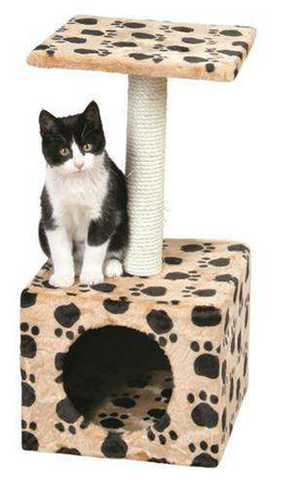 Drapak dla kota Zamora JUNIOR, 60cm, beż/łapki