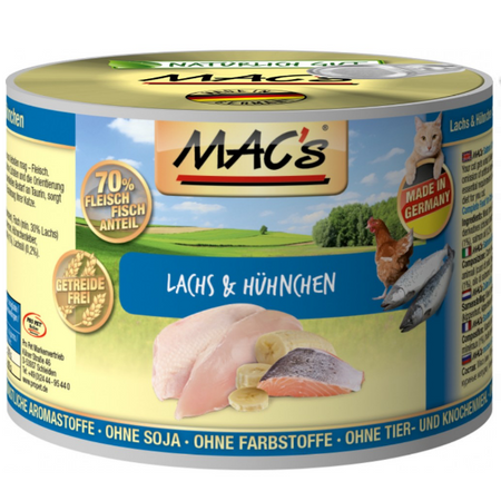 Mac's łosoś, kurczak 200g
