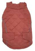 Kurtka pikowana ocieplana M łososiowa