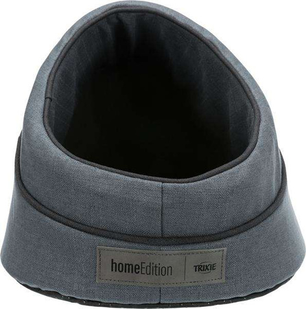 Farello, legowisko zamknięte, szare, 34 × 28 × 41 cm