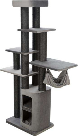 Cesare, drapak stojący, dla kota, jasnoszary, 186 cm