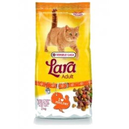 Versele laga lara poultry z kurczakiem i indykiem dla kotów dorosłych 2 kg