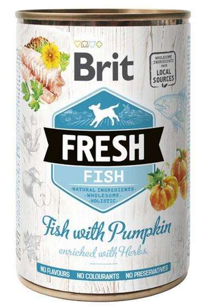 Brit fresh fish with pumpkin ryba z dynią 400g