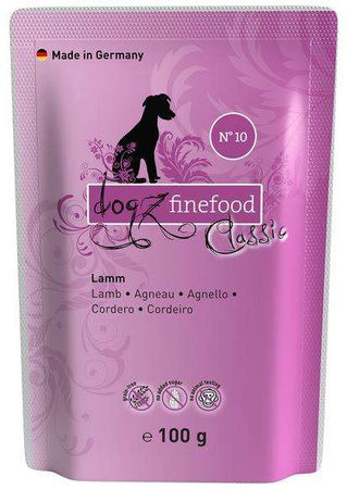 Dogz finefood n. 10 jagnięcina 100 g