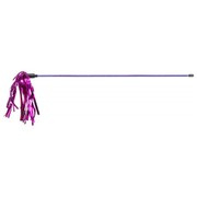 Wędka, dla kota, plastik, 48 cm, z frędzlami