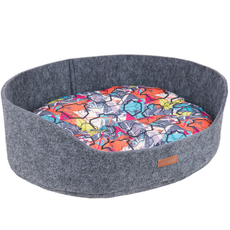 amiplay Hygge 2in1 filcowe legowisko owalne dla psa S