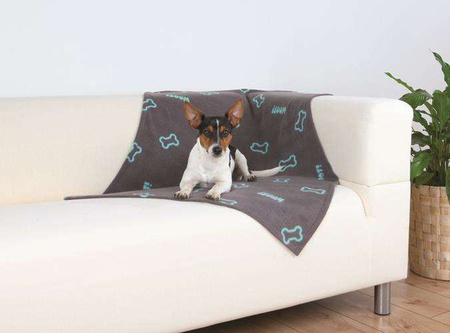 KOC DLA PSA "BARNEY",100x70cm, ciemnoszary