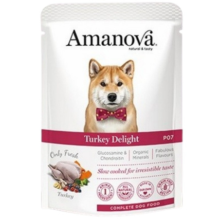 Amanova Delight saszetka dla psa indyk 300 g