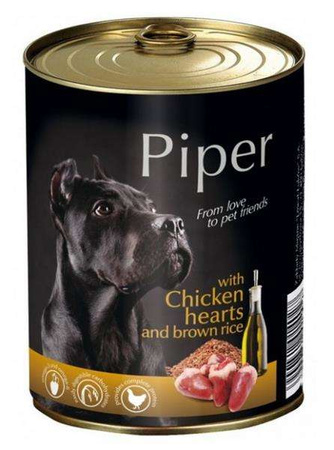 Piper Pies Serca kurczaka i ryż puszka 800g