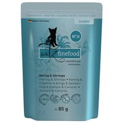 Catz finefood no. 13 śledź i krewetki saszetka dla kota 85 g