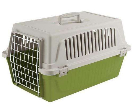 Ferplast Atlas 20 EL - transporter beżowo-zielony [73008199]