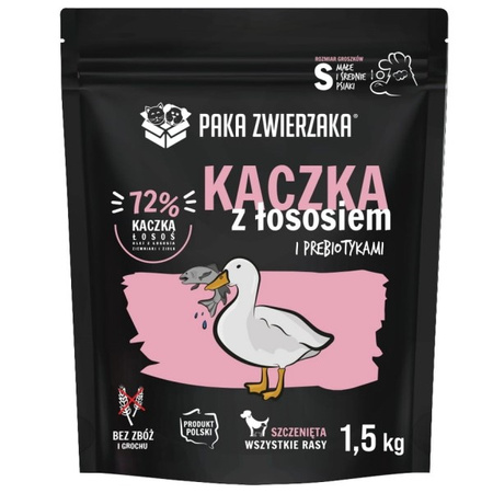 Paka Zwierzaka Seventh Heaven Puppy kaczka i łosoś dla psa 1,5 kg