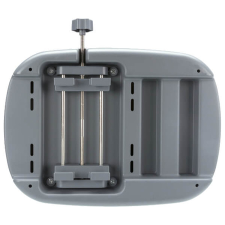 Kosz rowerowy na bagażnik, szary, 36 × 47 × 46 cm