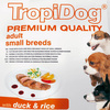 Tropidog premium adult small kaczka z ryżem