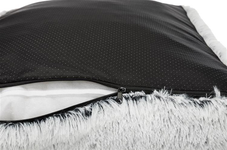 Harvey poduszka, kwadratowa, biało/czarna, 140 x 90 cm